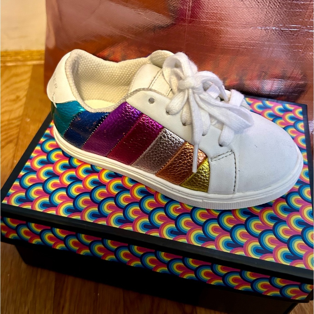 Toddler girl multi colored shoe